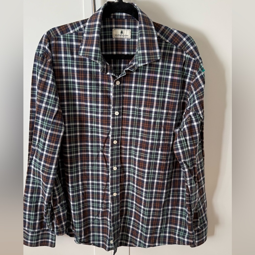 Classic Multicolor Plaid Button Down Shirt